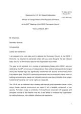 Address by the Minister Of Foreign Affairs Of Armenia, H.E. Edward Nalbandyan