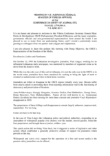 Remarks by the OSCE Chairperson-in-Office, Lithuanian Foreign Minister Audronius Ažubalis