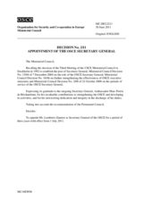 Ministerial Council Decision No. 2/11