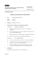 Journal of the 630th Plenary Meeting of the Forum for Security Co-operation