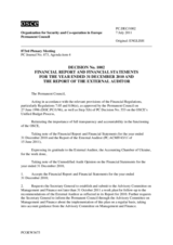 Permanent Council Decision No. 1002