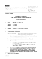 Journal of the 2011 Annual Security Review Conference