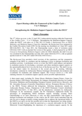 Chairperson's Perception Paper