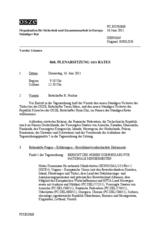 Journal der 868. Plenarsitzung des Ständigen Rates 