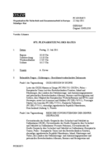 Journal der 875. Plenarsitzung des Ständigen Rates 