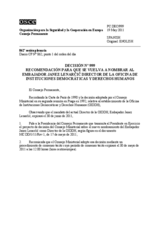 Decisión Nº 999 del Consejo Permanente