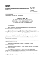 Beschluss Nr. 997 des Ständigen Rates