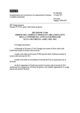 Decisione N.996 del Consiglio permanente