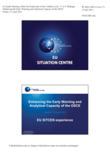 Presentation by Johnny Engell-Hansen, Head of Operations Division, EU Situation Centre