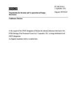 Выступление Постоянного представителя Республики Беларусь при ОБСЕ А.Сычёва - О кончине Анджея Леппера