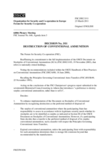 Forum for Security Co-operation Decision No. 3/11