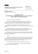 Forum for Security Co-operation Decision No. 9/11 