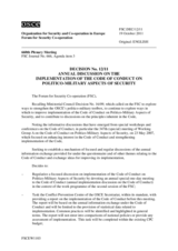 Forum for Security Co-operation Decision No. 12/11 