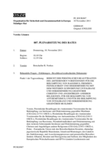 Journal der 887. Plenarsitzung des Ständigen Rates 