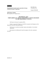Forum for Security Co-operation Decision No. 16/11 