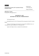 Permanent Council Decision No. 1025
