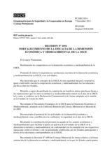 Decisión Nº 1011 del Consejo Permanente