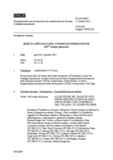 Giornale della 897a Seduta speciale del Consiglio permanente