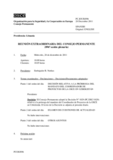 Diario de la 896ª Sesión extraordinaria del Consejo Permanente 