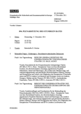 Journal der 894. Plenarsitzung des Ständigen Rates