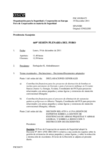 Diario de la 669ª Sesión plenaria del Foro de Cooperación en materia de Seguridad 