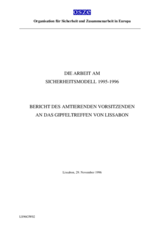 Progress Report on the Security Model Discussion 1995-1996, 30 November 1996 