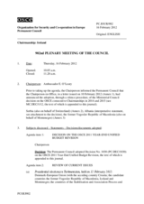 Journal of the 902nd Plenary Meeting of the Permanent Council