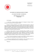 Statement by the Delegation of Turkey in response to the statement by the Delegation of Serbia on the Donors’ conference on durable solutions for refugees and internally displaced person (IDPs) in the Western Balkans