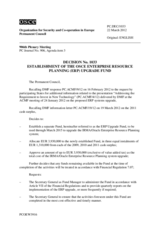 Permanent Council Decision No. 1033