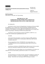 Beschluss Nr.  1033 des Ständigen Rates