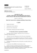 Permanent Council Decision No. 1038