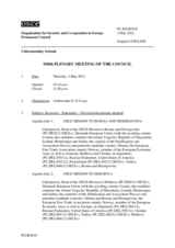 Journal of the 910th Plenary Meeting of the Permanent Council