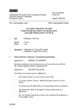 Journal of the 51st Joint Meeting of the Forum for Security Co-operation and the Permanent Council