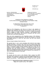 Statement by the Delegation of Albania on parliamentary and presidential elections in Serbia, held on 6 May 2012