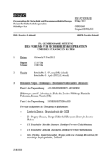 Journal der 51. Gemeinsamen Sitzung des Forums für Sicherheitskooperation und des Ständigen Rates