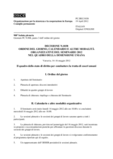 Decisione N.1038 del Consiglio permanente