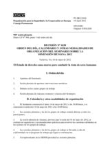 Decisión Nº 1038 del Consejo Permanente