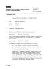 Journal of the 682nd Plenary Meeting of the Forum for Security Co-operation