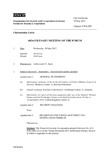 Journal of the 683rd Plenary Meeting of the Forum for Security Co-operation