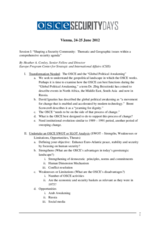 Contribution by Heather A. Conley, Senior Fellow and Director Europe Program Center for Strategic and International Affairs (CSIS)