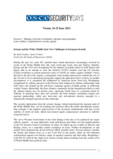 Contribution by Emil Tsenkov, Senior Fellow, Centre for the Study of Democracy (SCD)