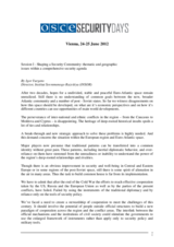 Contribution by Igor Yurgens, Director, Institut Sovremenogo Razvitiya (INSOR)