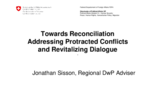 Contribution by Jonathan Sisson, Regional Dealing with the Past Adviser for the West  Balkans and Caucasus, Swiss FDFA 