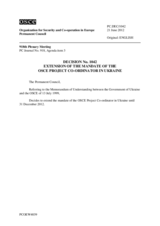 Permanent Council Decision No. 1042