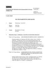 Journal der 915. Plenarsitzung des Ständigen Rates 