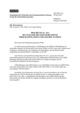 Beschluss Nr. 3/12 des Forums für Sicherheitskooperation