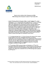 Report on the activities of the Chairperson-in-Office