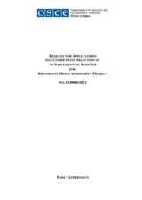 Tender for implementing partner