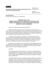 Beschluss Nr. 12/11 des Forums für Sicherheitskooperation