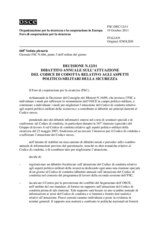 Decisione N.12/11 del Foro di cooperazione per la sicurezza